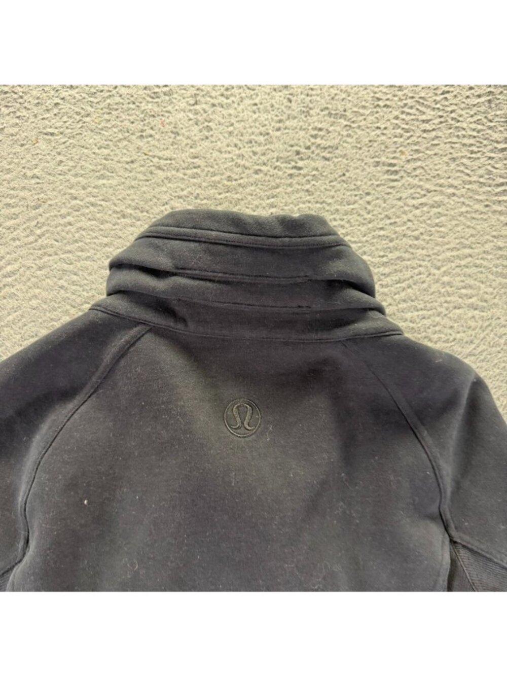 Lululemon Radiant Jacket II Women Size 10 Black High Funnel Neck Ribbed Moto - Picture 9 of 11